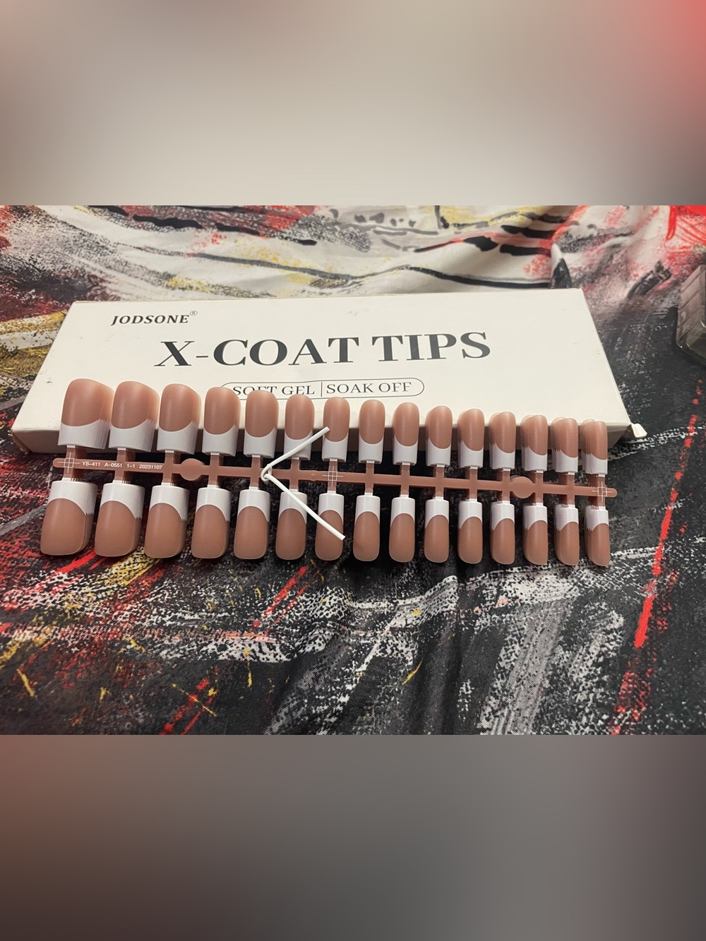 Jodsone X-Coat Soft Gel Nail Tips Frosted 150 pieces